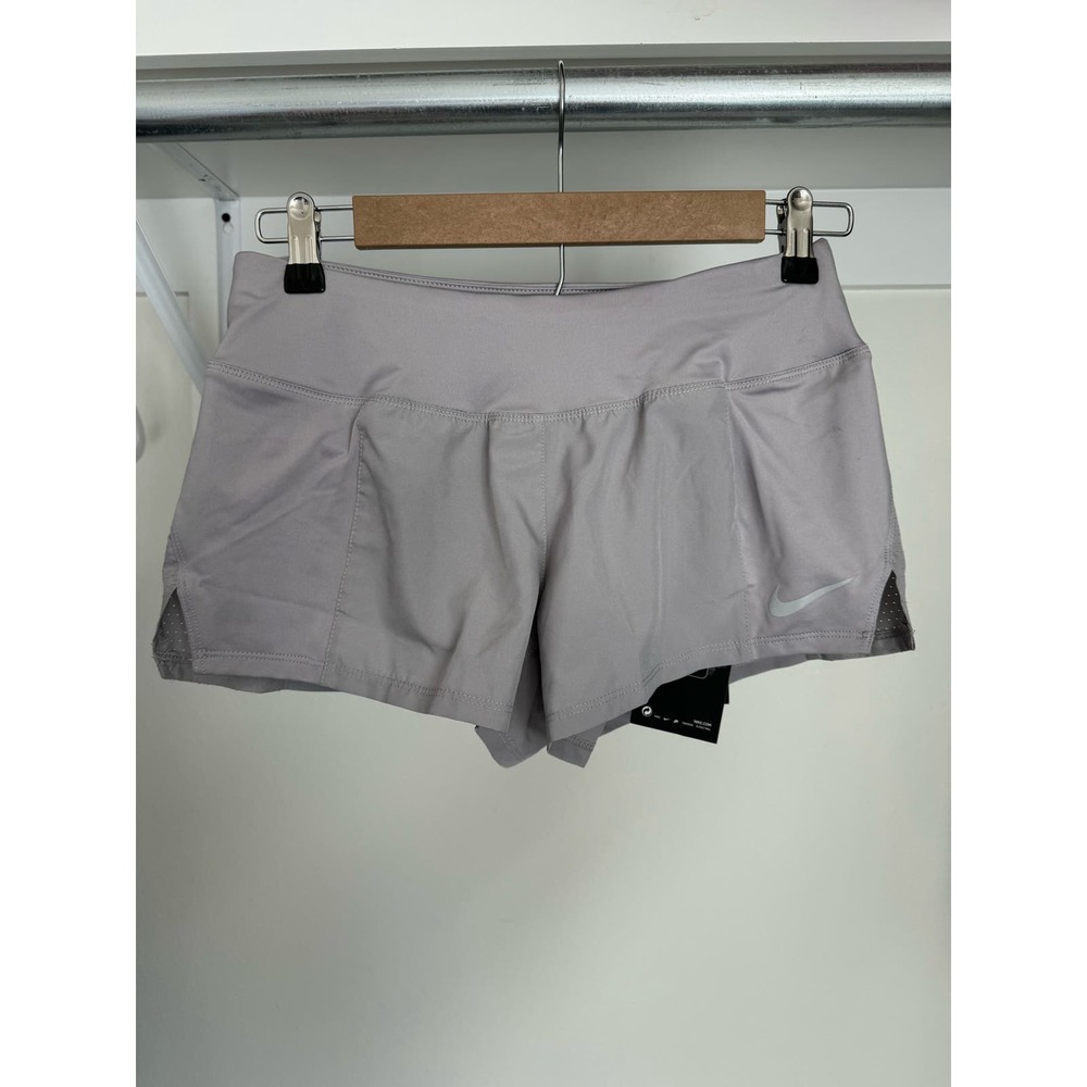 NWT Nike Dri-Fit Shorts Lilac Grey Size Small - Picture 2 of 10